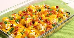 Cheesy Bacon Ranch Potato Casserole Recipe