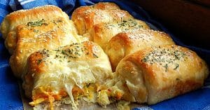 Chicken Cheese Dinner Rolls Recipe