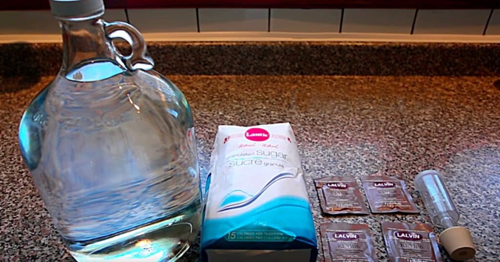 Make rubbing alcohol at home with yeast and sugar