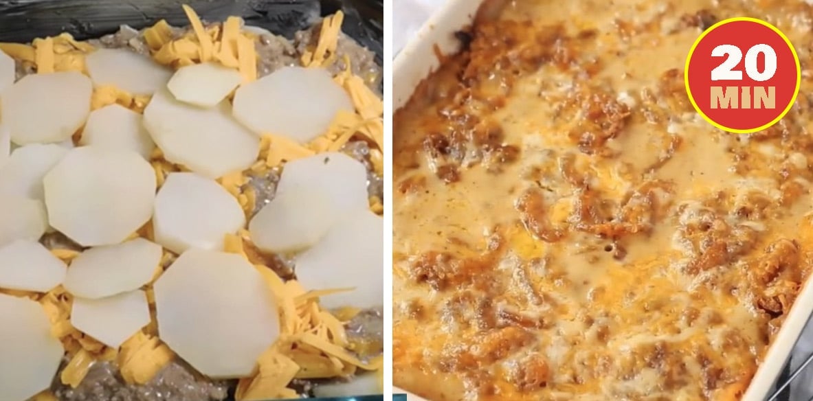 Southern Hamburger Potato Casserole Recipe | DIY Joy Projects and Crafts Ideas