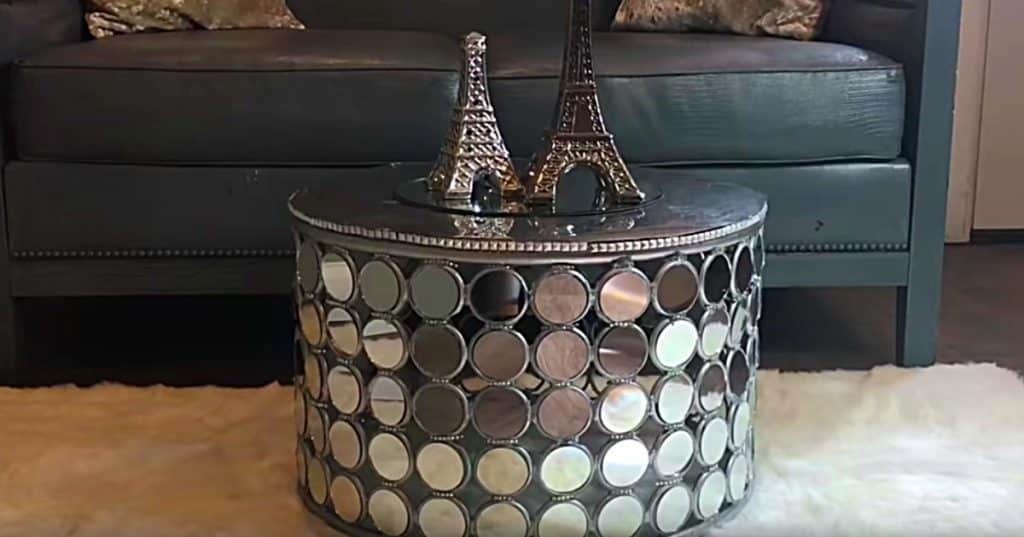 Make a Hula Hoop Coffee Table