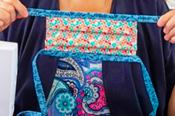 Make a tie face mask with Jenny Doan