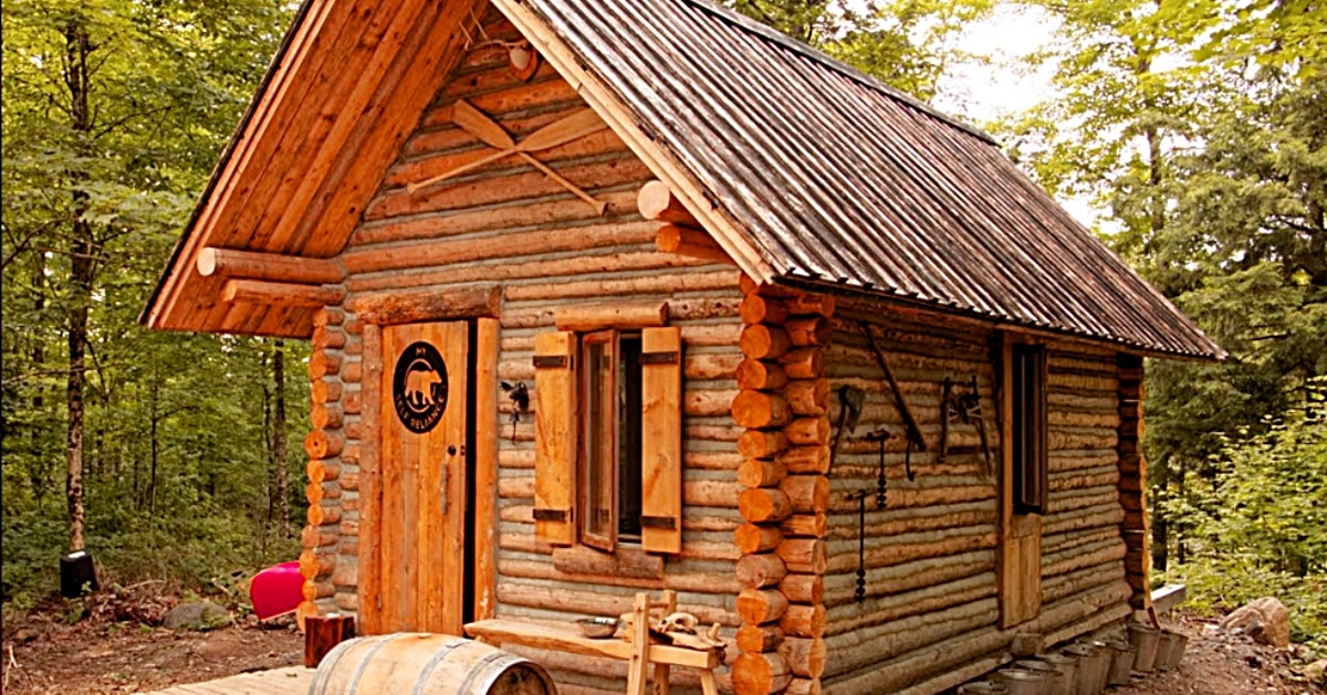 Building A Log Cabin Timelapse | DIY Joy Projects and Crafts Ideas