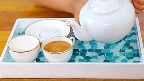How To Make A Mosaic Tile Serving Tray | DIY Joy Projects and Crafts Ideas
