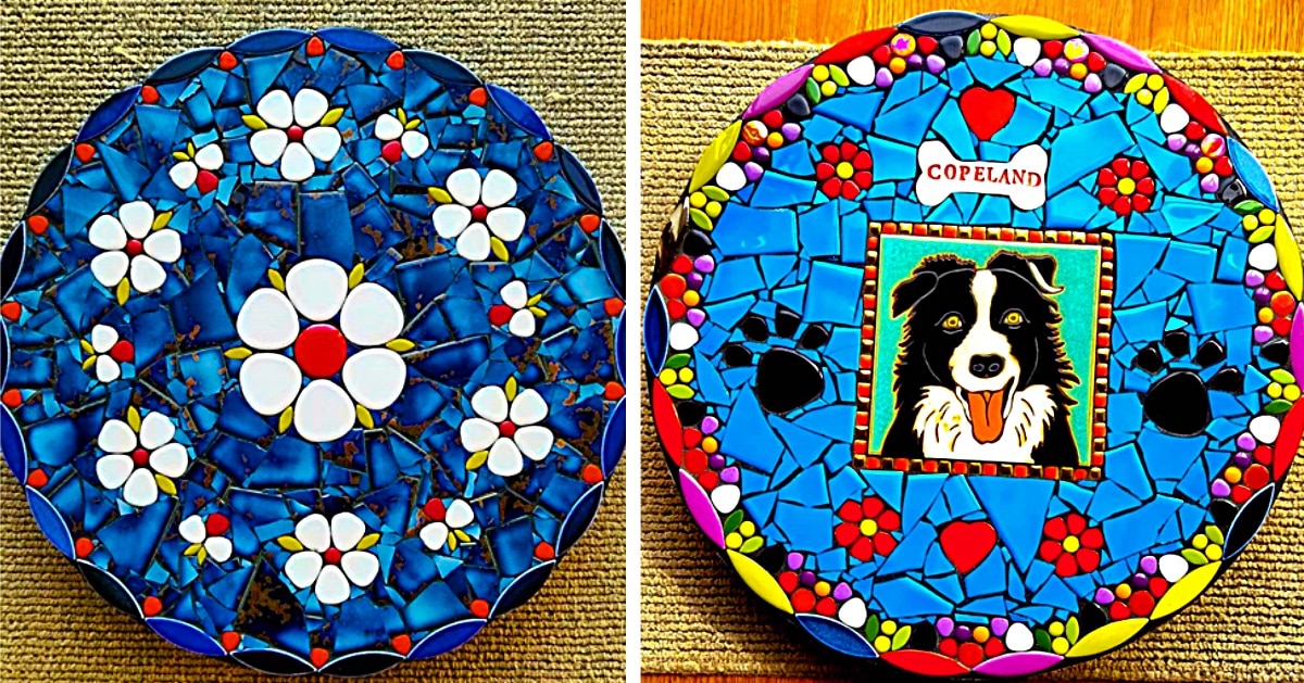 How To Make A Mosaic Stepping Stone