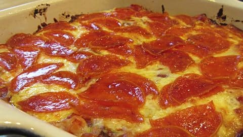 Low Carb Pizza Casserole Recipe | DIY Joy Projects and Crafts Ideas