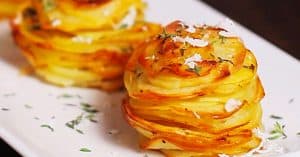 Parmesan Potato Stacks Recipe