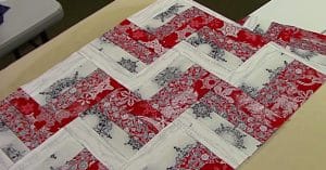 How To Make A Rail Fence Quilted Table Runner