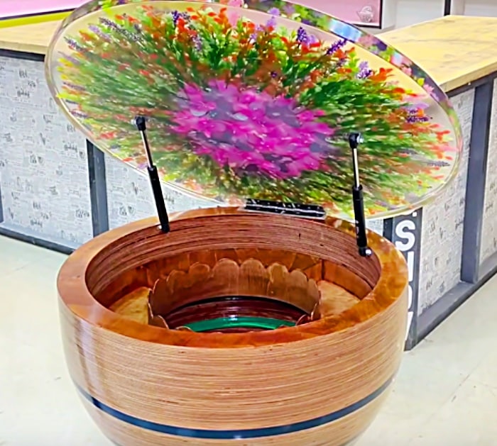 Resin Art Tutorial  Amazing Table of Flowers and Epoxy 