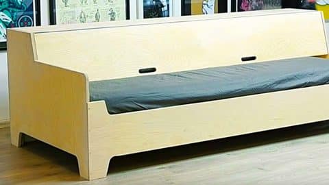 How To Make A Plywood Sofa Bed | DIY Joy Projects and Crafts Ideas