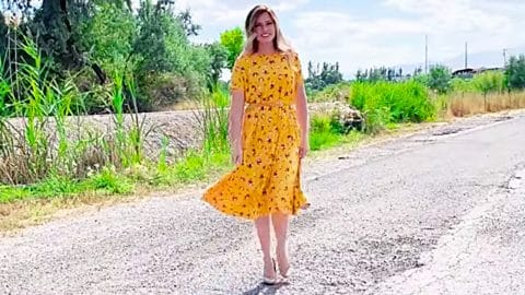 How To Make A T-Shirt Dress Without A Pattern | DIY Joy Projects and Crafts Ideas