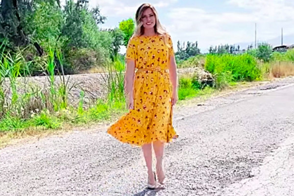 Make a cheap easy T Shirt dress without a pattern