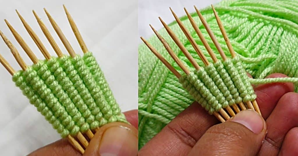 Learn a hand embroidery toothpick trick