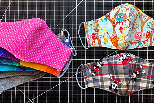Free printable pattern to make a facemask