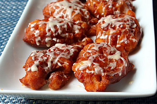 Make apple fritters from homemade cider batter and fresh apples