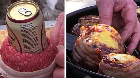 Beer Can Burger Recipe | DIY Joy Projects and Crafts Ideas