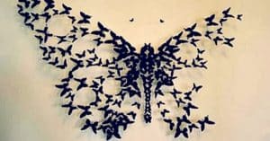 How To Make Paper Butterfly Wall Art