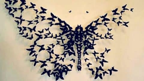 How To Make Paper Butterfly Wall Art | DIY Joy Projects and Crafts Ideas