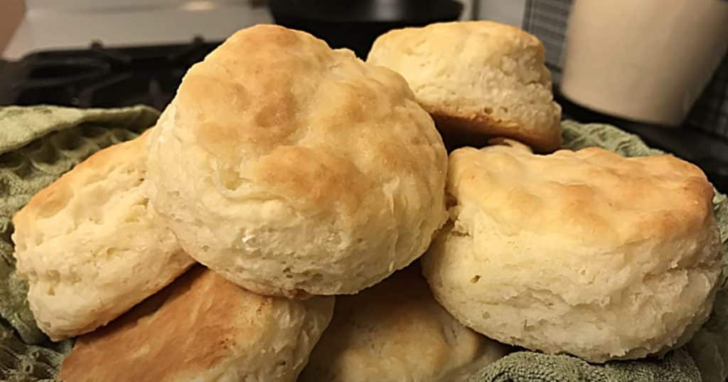 Make homemade buttermilk biscuits