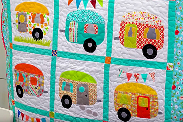 Make a cute camper quilt with Jenny Doan