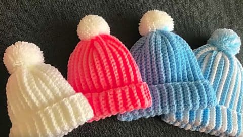 How To Crochet A Baby Hat | DIY Joy Projects and Crafts Ideas