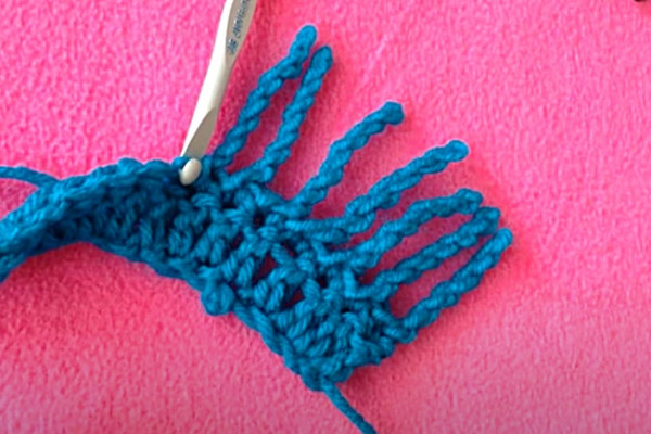 Make crochet fringe easily