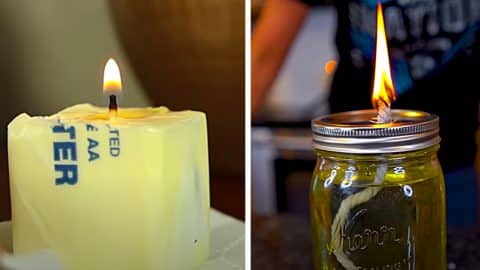 5 Homemade Candles For Emergencies | DIY Joy Projects and Crafts Ideas