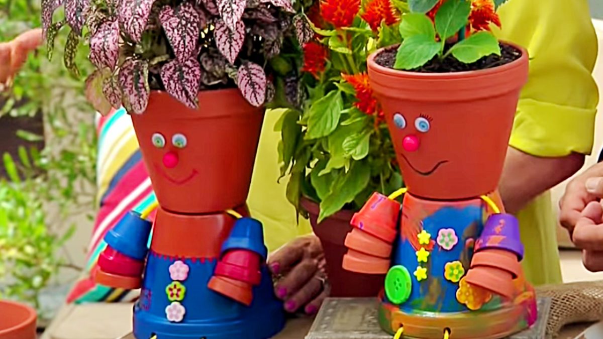 How To Make Flower Pot People