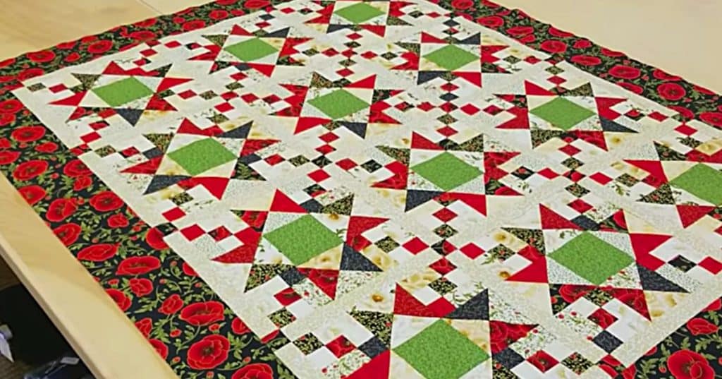 Make an easy galaxy quilt using a fat quarter bundle