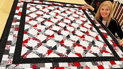 Jagged X Layer Cake Quilt With Free Pattern | DIY Joy Projects and Crafts Ideas