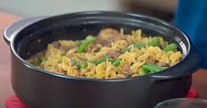 Microwave Beef Stroganoff Casserole Recipe