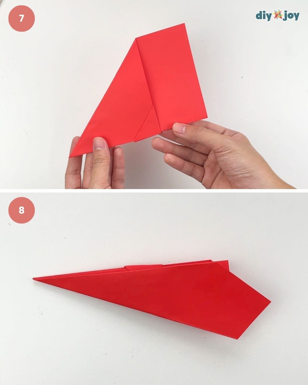 paper airplane for beginners - harrier