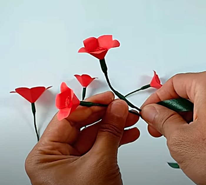 How To Make Paper Flower Wall Art