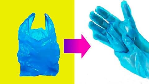 How To Make Gloves From Plastic Bags | DIY Joy Projects and Crafts Ideas