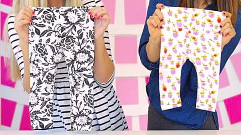How To Sew Leggings Without A Pattern 2 Ways | DIY Joy Projects and Crafts Ideas