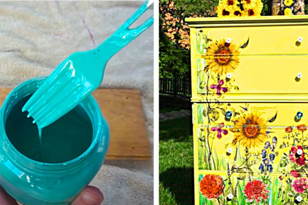 How to make chalk paint with plaster of paris