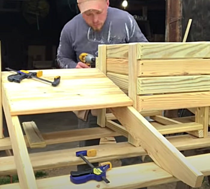 diy adirondack chairs with cooler