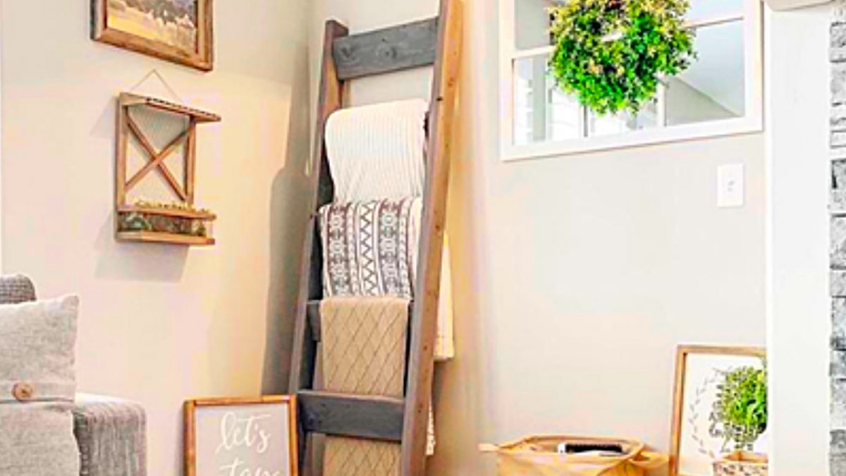 Pottery barn best sale blanket ladder