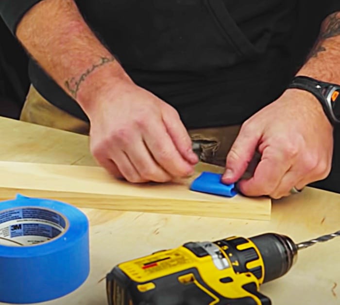 How to Make Drilling Projects Easier with Painter's Tape - Tape University®