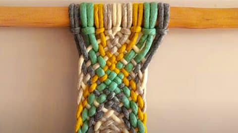 How To Make A Continuous Weave Macrame | DIY Joy Projects and Crafts Ideas