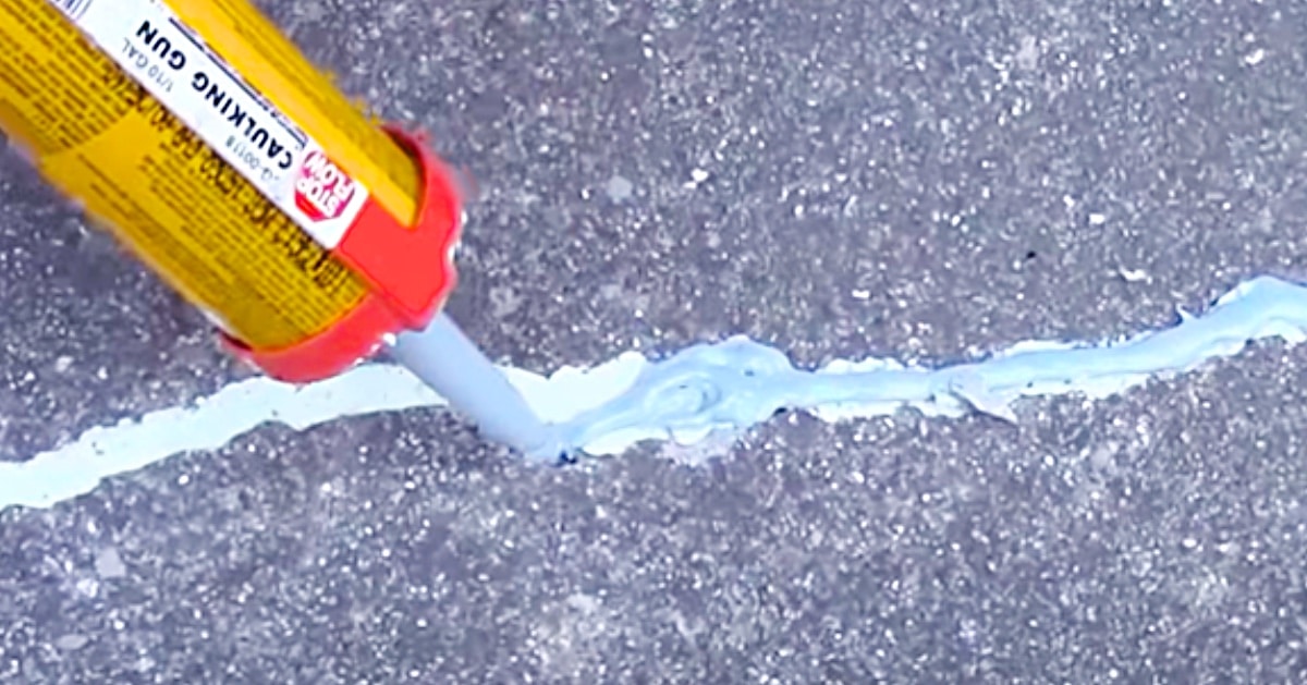 How To Repair Cracks On Sidewalks and Driveways | DIY Joy Projects and Crafts Ideas