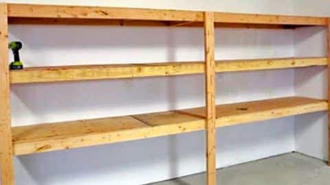 How To Make Simple Garage Shelving | DIY Joy Projects and Crafts Ideas