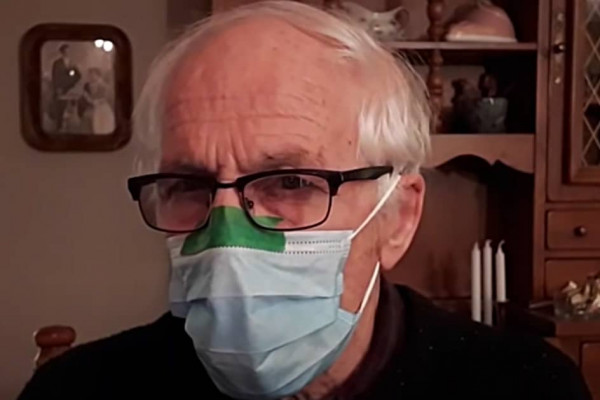 Keep glasses from fogging while wearing a mask