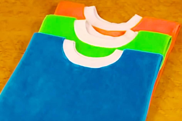 How to make pullover baby bibs from hand towels