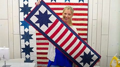 How To Make A Stars And Stripes Table Runner | DIY Joy Projects and Crafts Ideas
