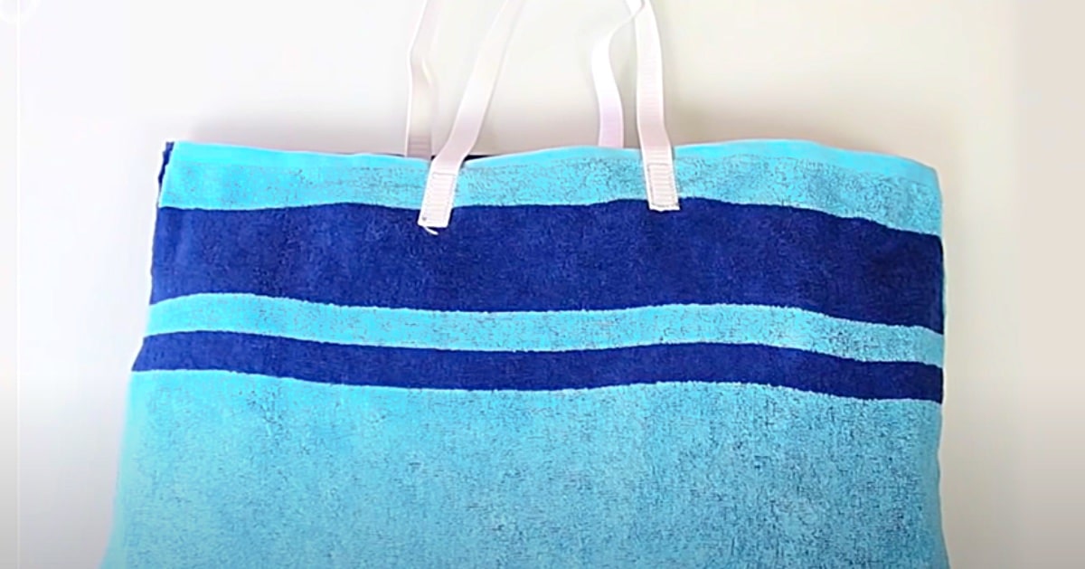 How To Make A Towel Tote Bag