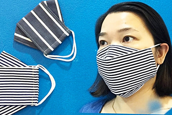 How To Make A 3D Mask In 4 Minutes Using A Fabric Rectangle