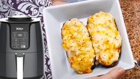 Air Fryer Twice Baked Potato Recipe | DIY Joy Projects and Crafts Ideas