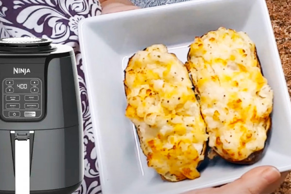 Air Fryer Twice Baked Potato Recipe | Air Fryer Recipes