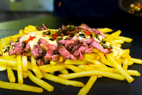 How To Make Cheesesteak Fries | Homemade Recipes